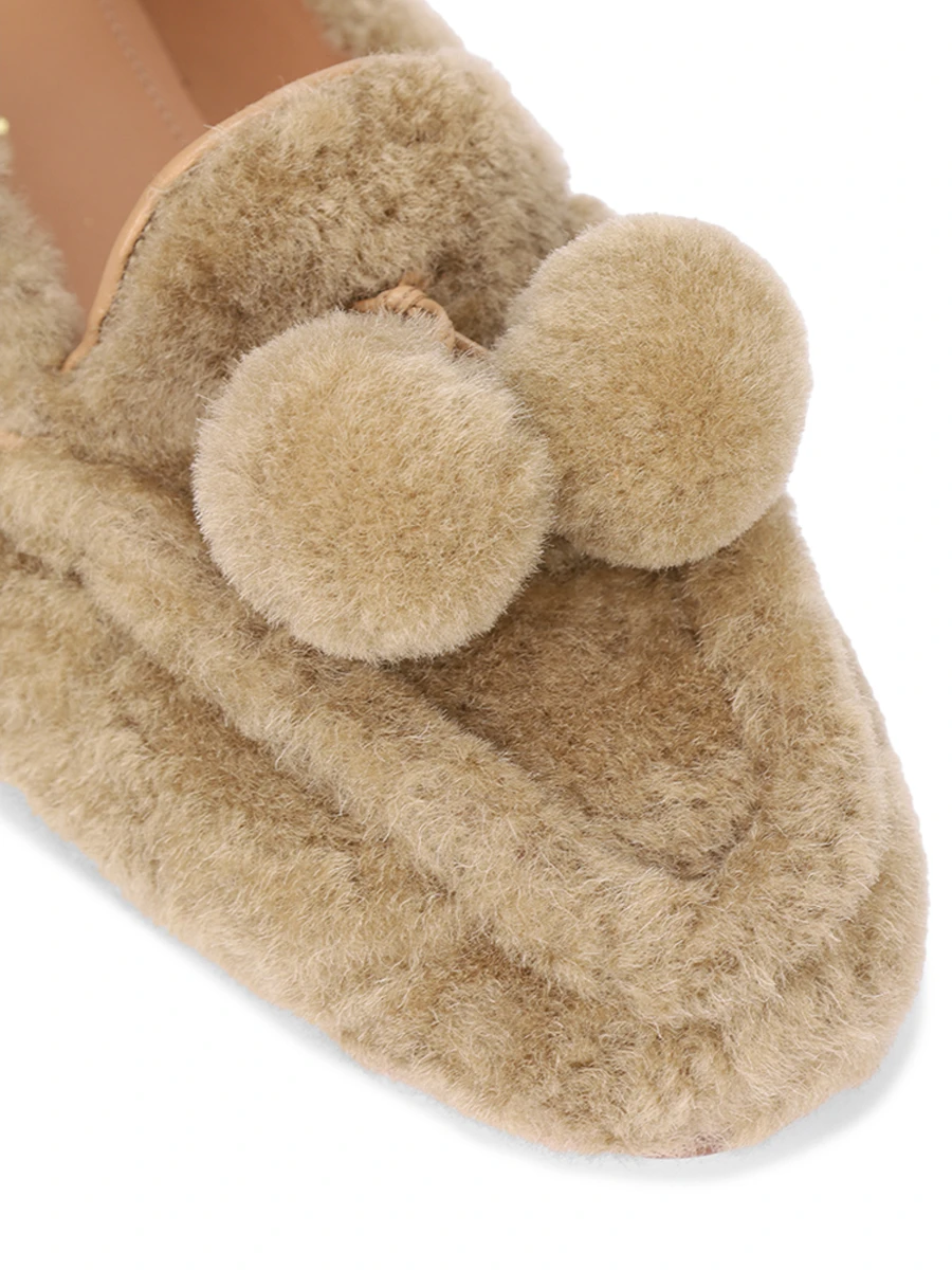 Лоферы меховые