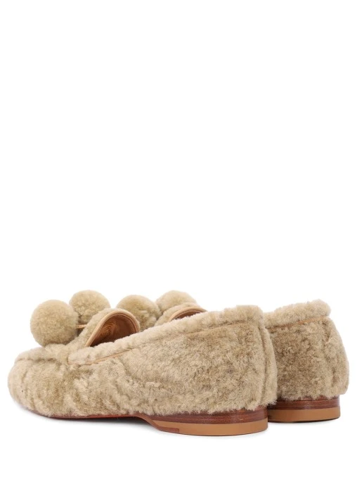 Лоферы меховые SANTONI