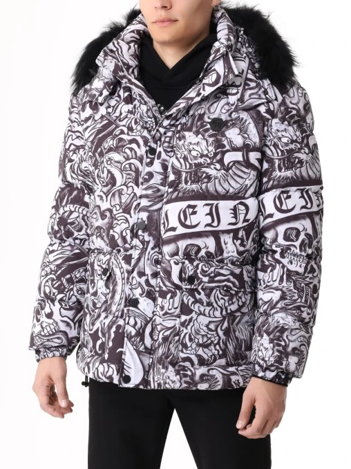 Пуховик стеганый PHILIPP PLEIN