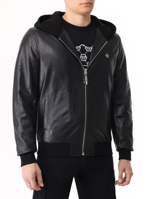 Куртка кожаная PHILIPP PLEIN