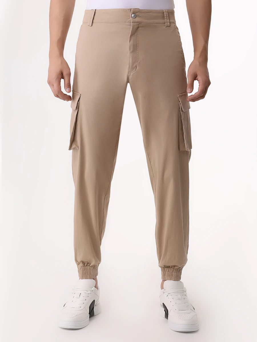 Брюки-карго хлопковые