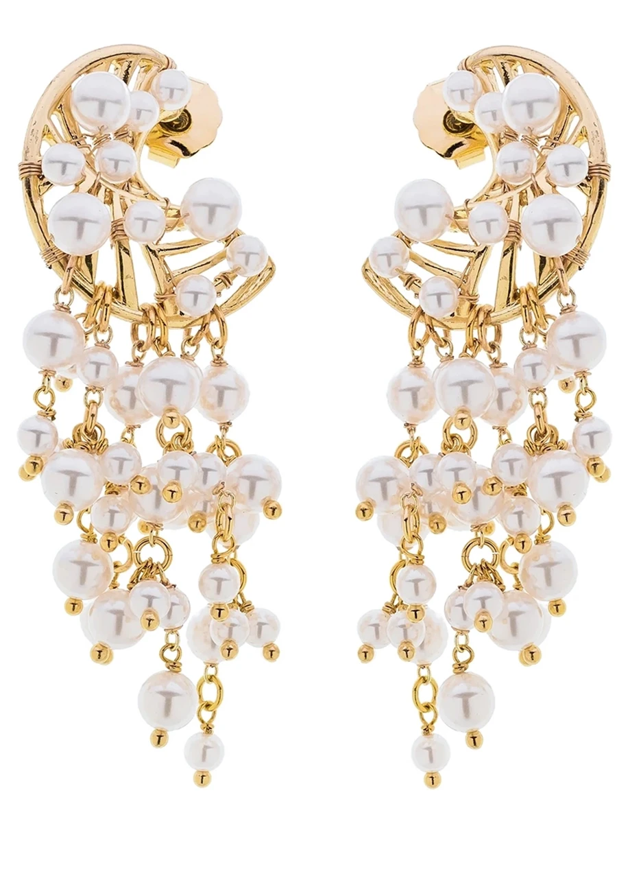 Серьги с жемчугом Milky way