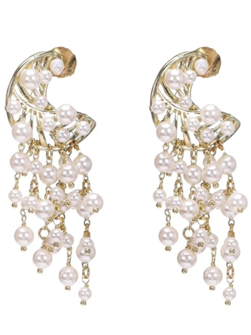 Серьги с жемчугом Milky way SEXY FISH