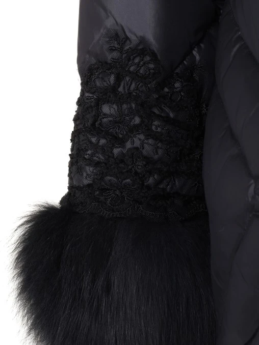 Пуховик стеганый ERMANNO SCERVINO