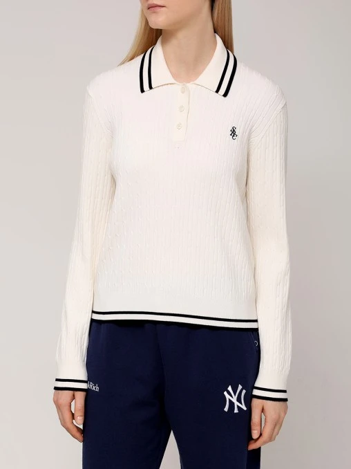 Поло из вискозы SPORTY & RICH