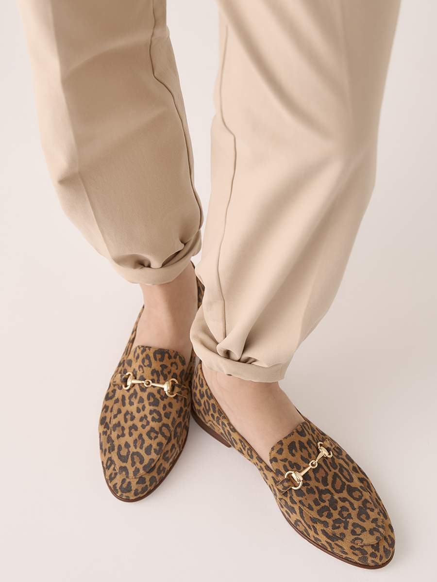 Лоферы Jill замшевые