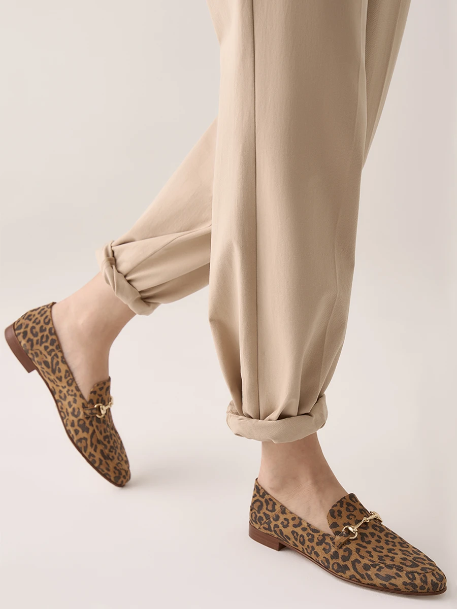 Лоферы Jill замшевые