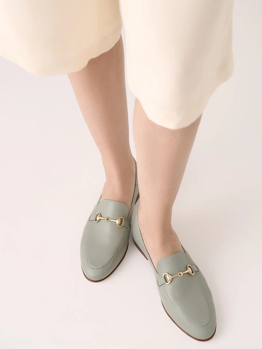 Лоферы Jill кожаные