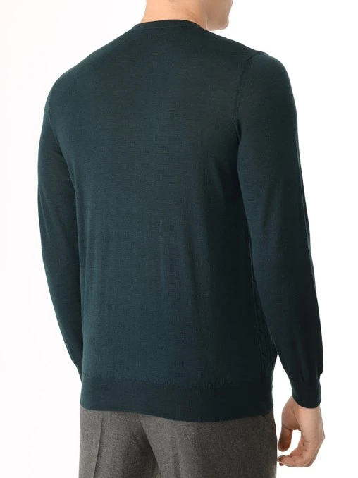 Джемпер из шерсти и шелка BERTOLO LUXURY MENSWEAR