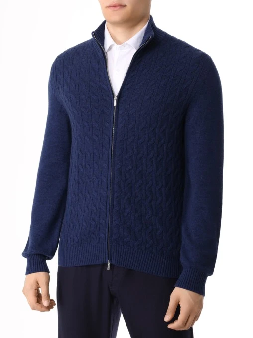 Кардиган шерстяной BERTOLO LUXURY MENSWEAR