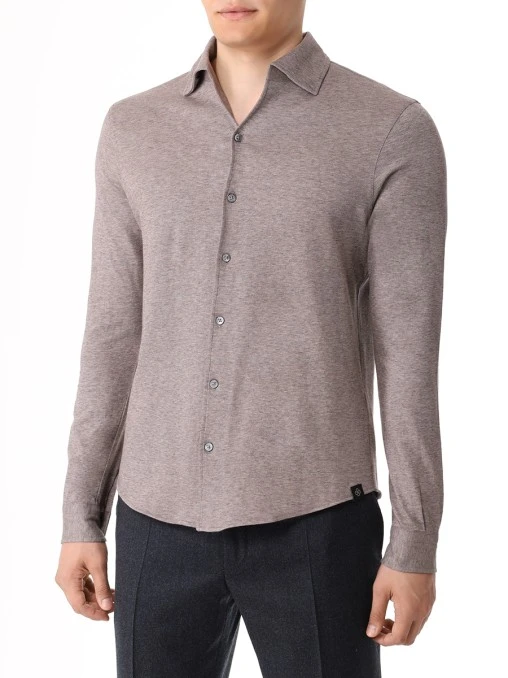 Рубашка Slim Fit хлопковая GRAN SASSO