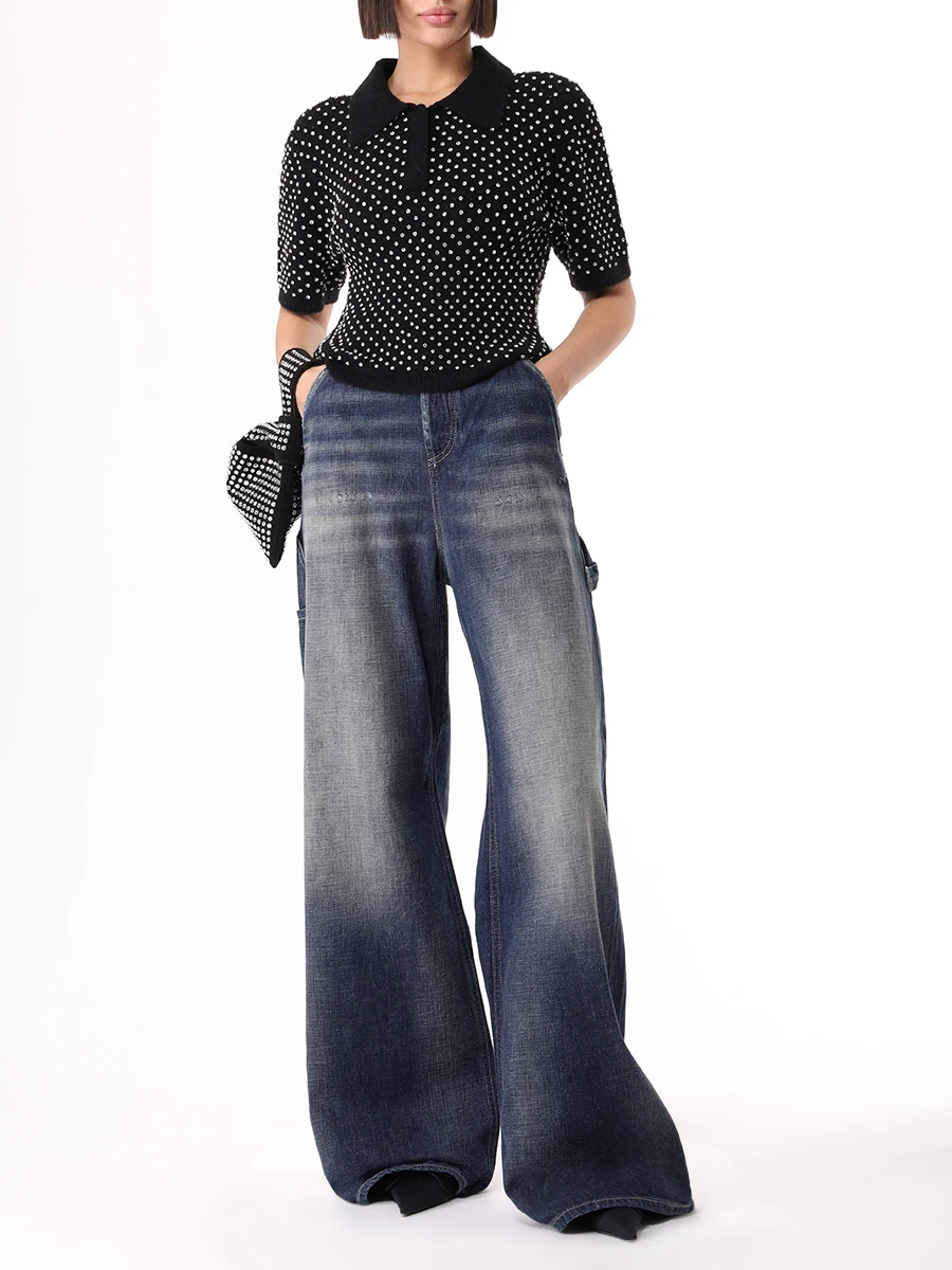 Джинсы Loose Fit хлопковые