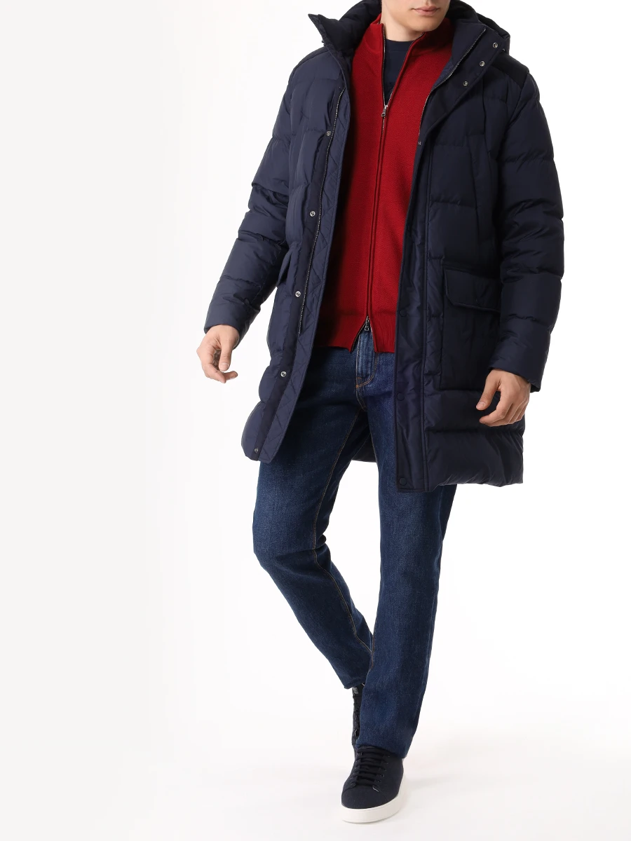 Пуховик стеганый