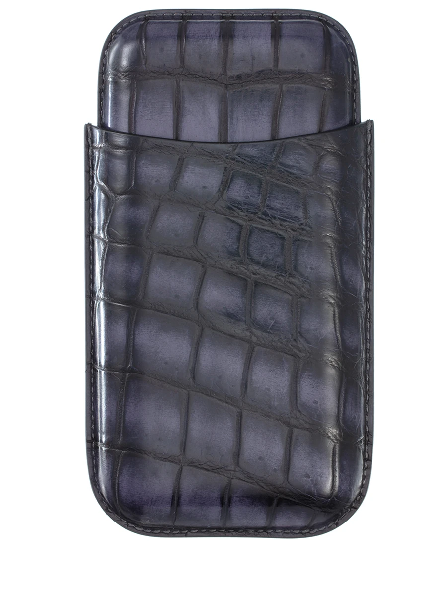 Портсигар кожаный