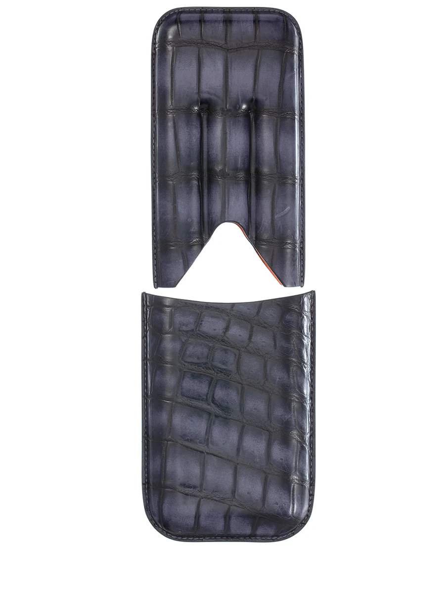 Портсигар кожаный