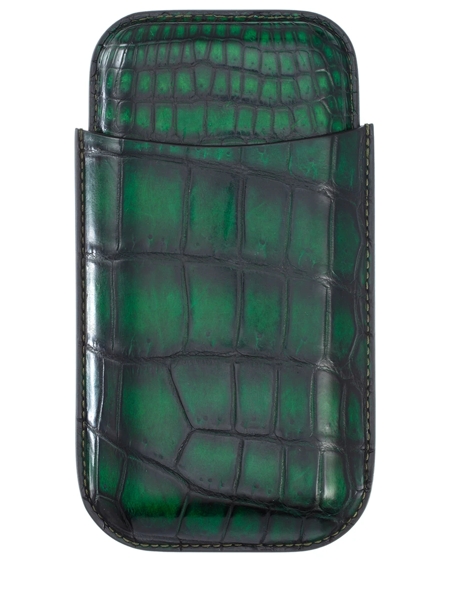 Портсигар кожаный