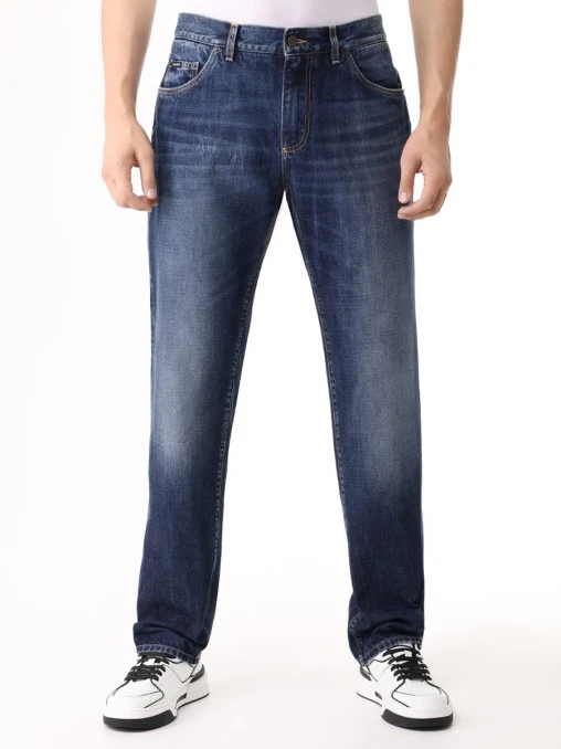 Джинсы Regular Fit хлопковые DOLCE & GABBANA