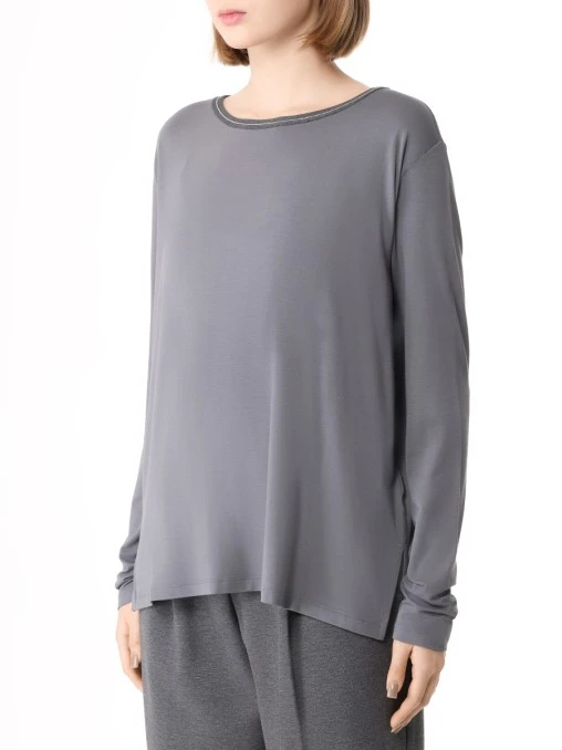 Джемпер из вискозы LE TRICOT PERUGIA