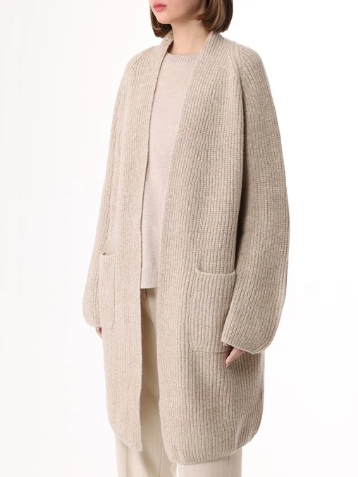 Кардиган шерстяной с люрексом LE TRICOT PERUGIA
