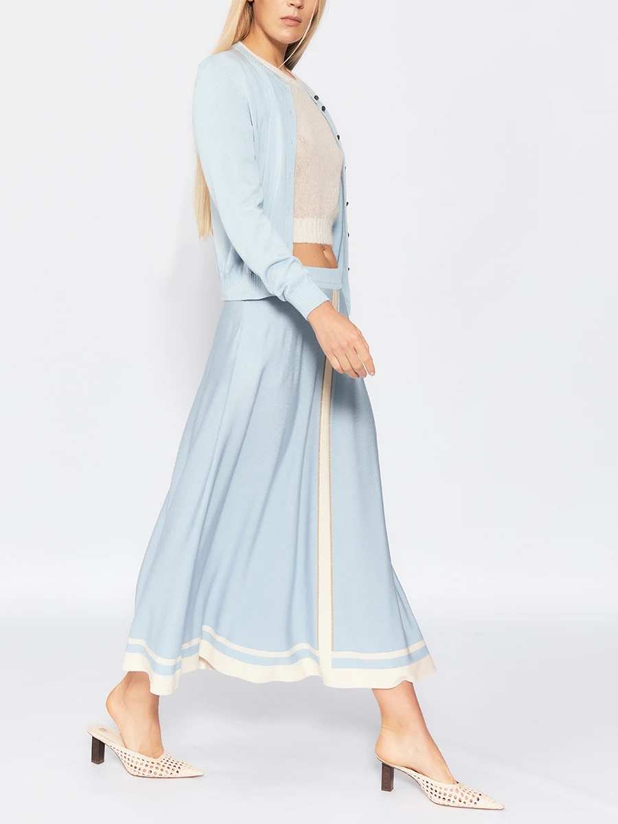 Юбка шелковая