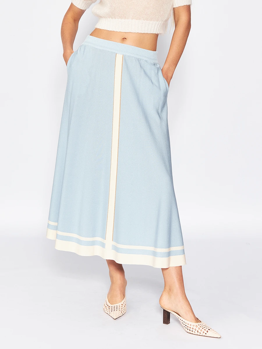 Юбка шелковая