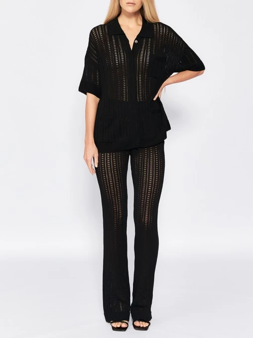 Блуза из шелка хлопка FREE AGE