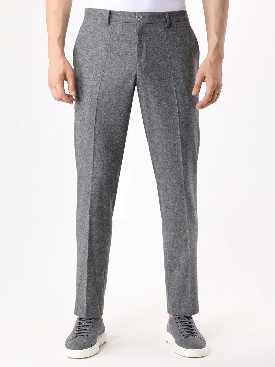 Брюки однотонные