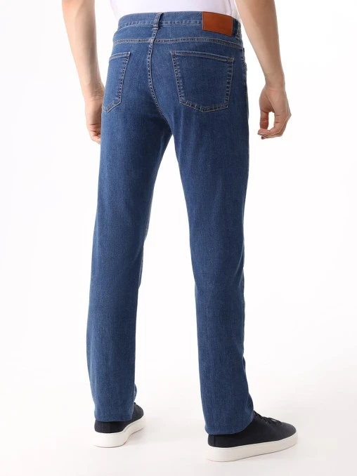 Джинсы Regular Fit хлопковые CANALI