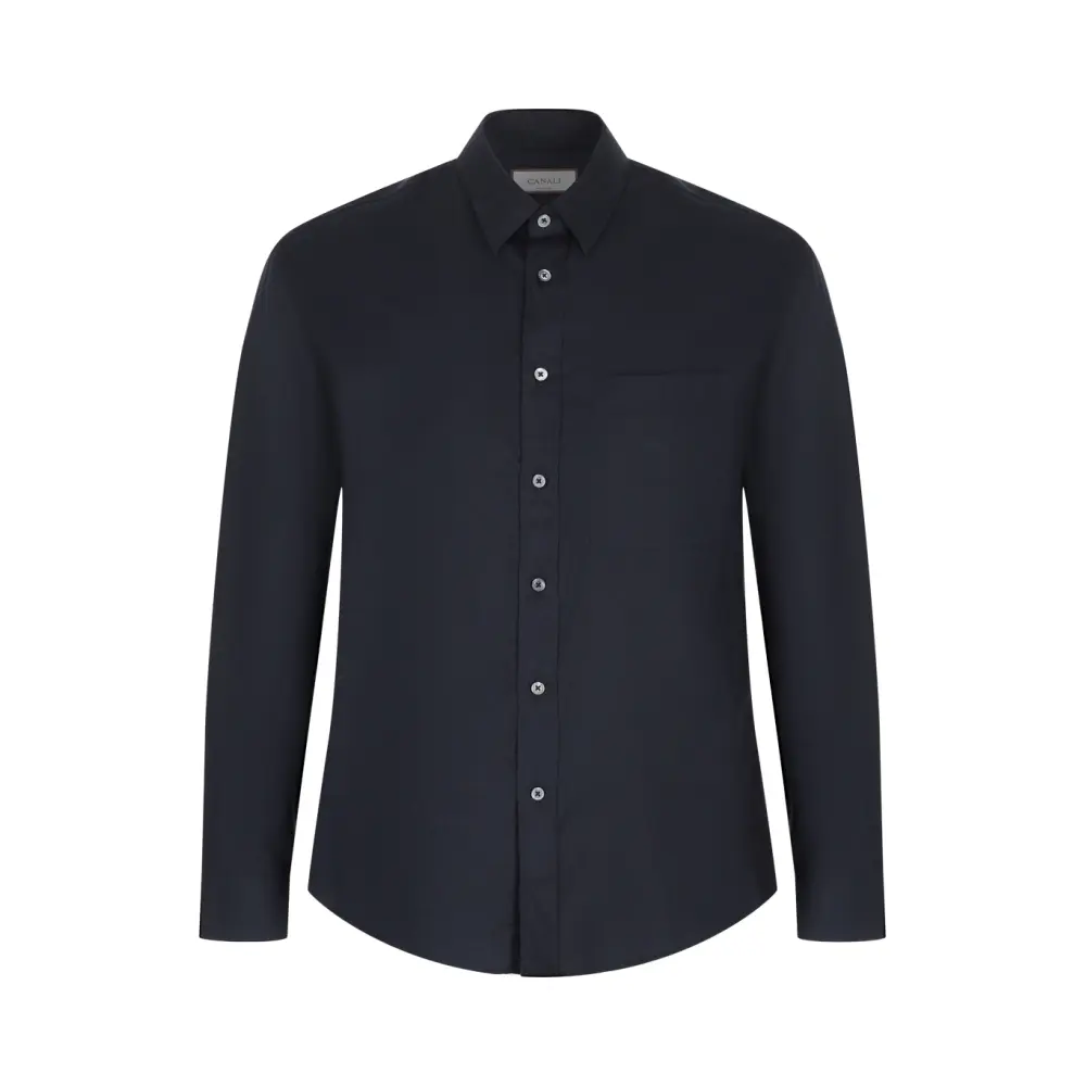 Рубашка Regular Fit из хлопка и лиоцелла