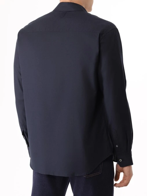 Рубашка Regular Fit из хлопка и лиоцелла CANALI