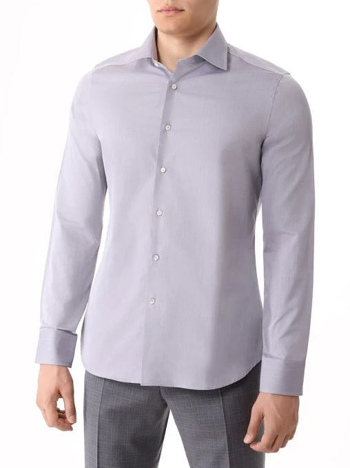 Рубашка Slim Fit хлопковая CANALI