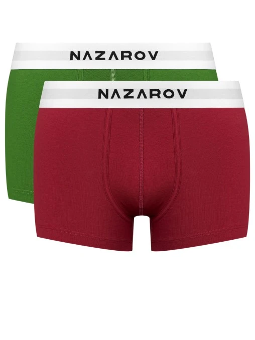 Набор из двух хлопковых боксеров NAZAROV