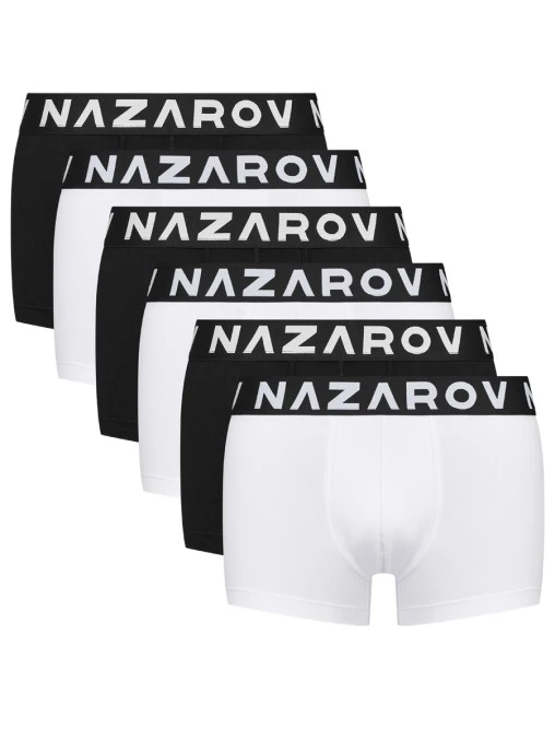 Набор из шести хлопковых боксеров NAZAROV