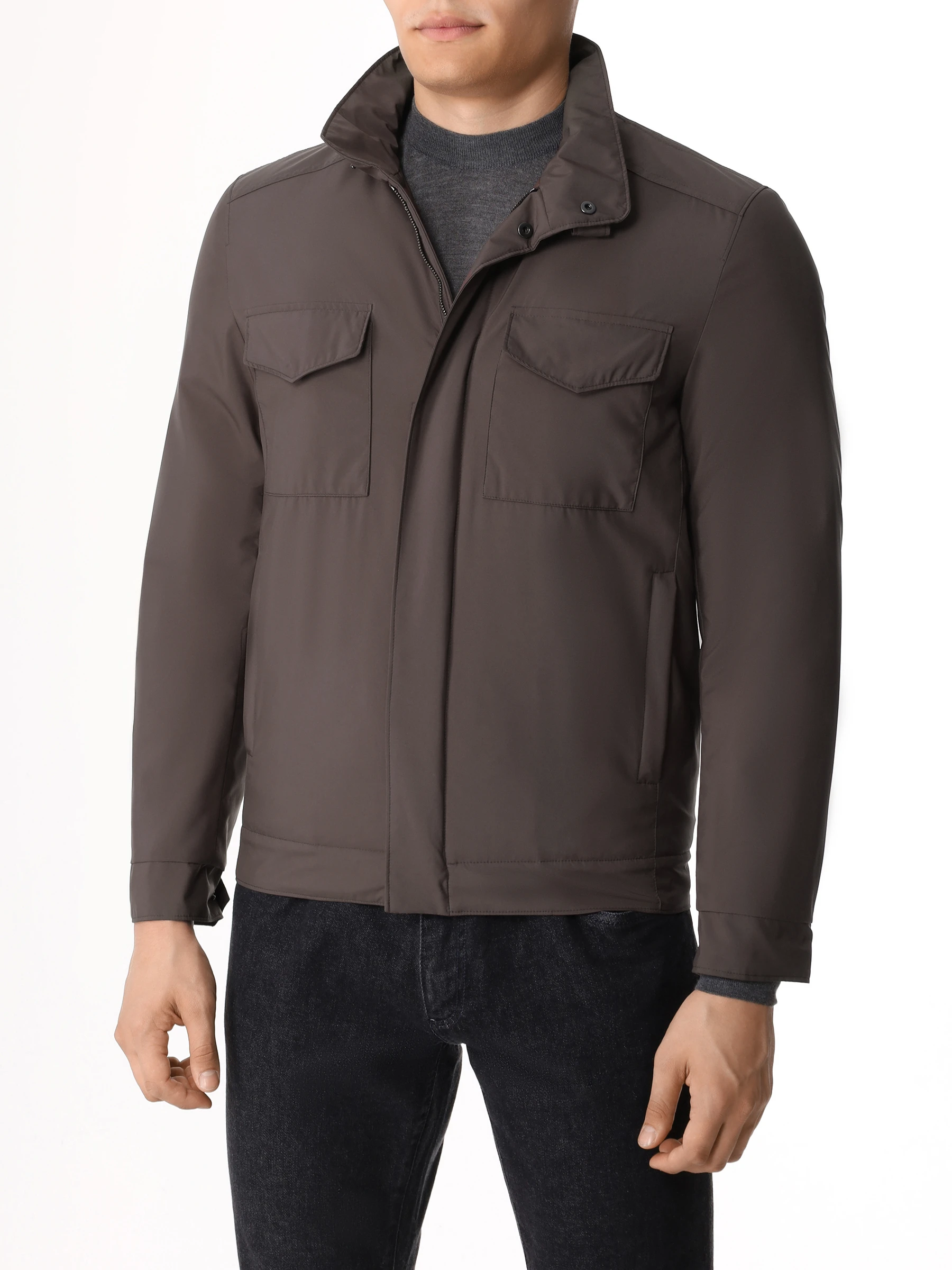 Куртка однотонная