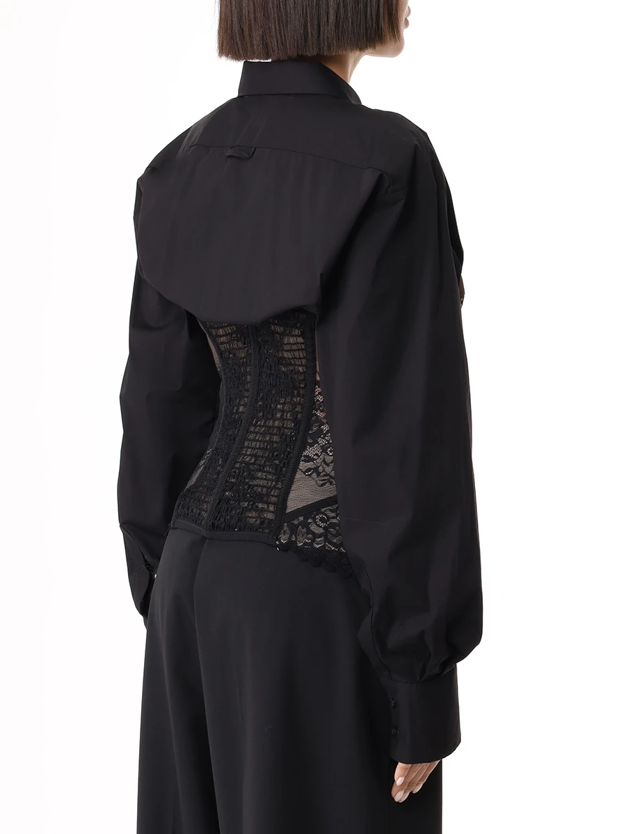 Рубашка комбинированная