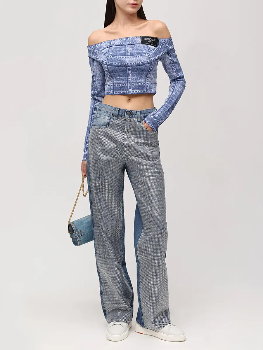 Джинсы хлопковые