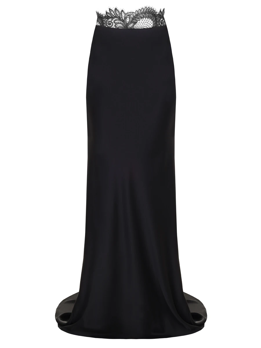 Юбка со шлейфом