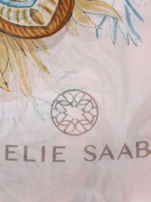 Палантин шелковый ELIE SAAB