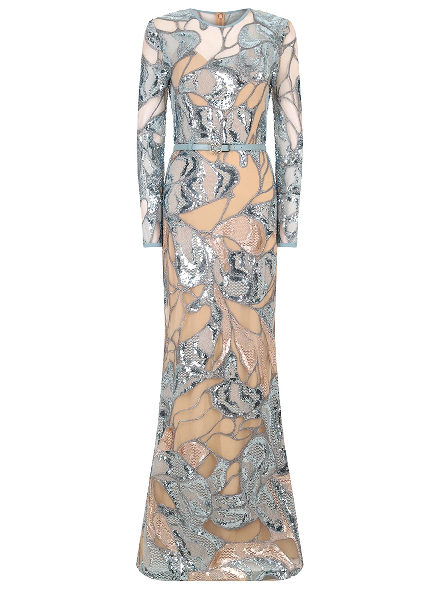 Платье с пайетками от ELIE SAAB за 423 920 рублей со скидкой 30% (цвет ...