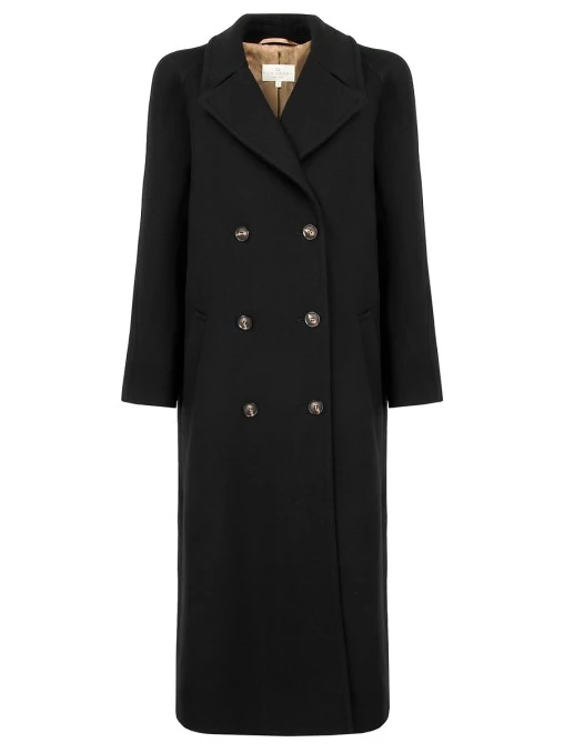 Пальто из шерсти и шелка PURA VIDA