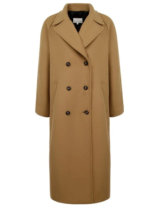 Пальто из шерсти и шелка PURA VIDA