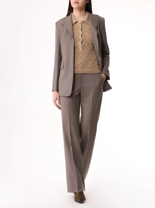 Брюки однотонные VASSA&CO