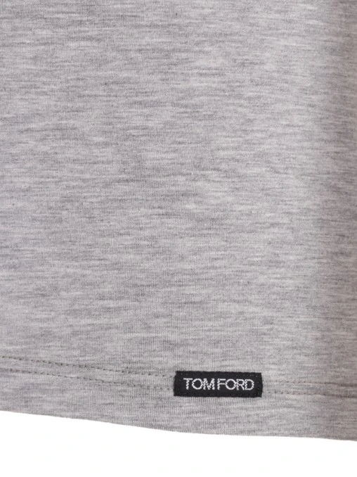 Футболка из хлопка и модала TOM FORD