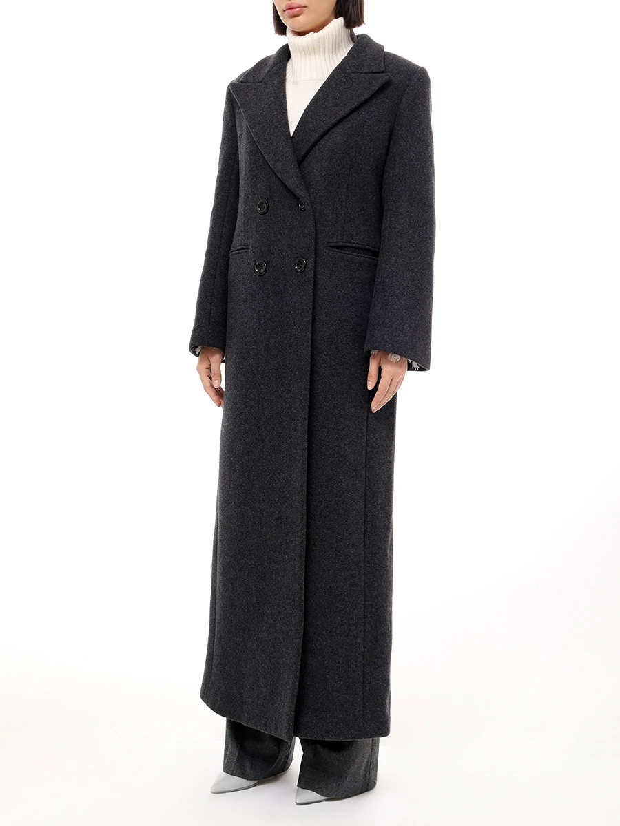 Пальто шерстяное