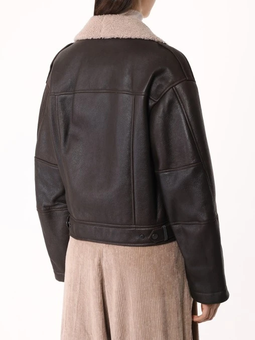Дубленка из овчины BRUNELLO CUCINELLI
