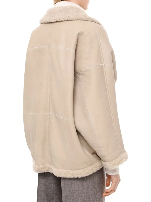 Дубленка из овчины BRUNELLO CUCINELLI