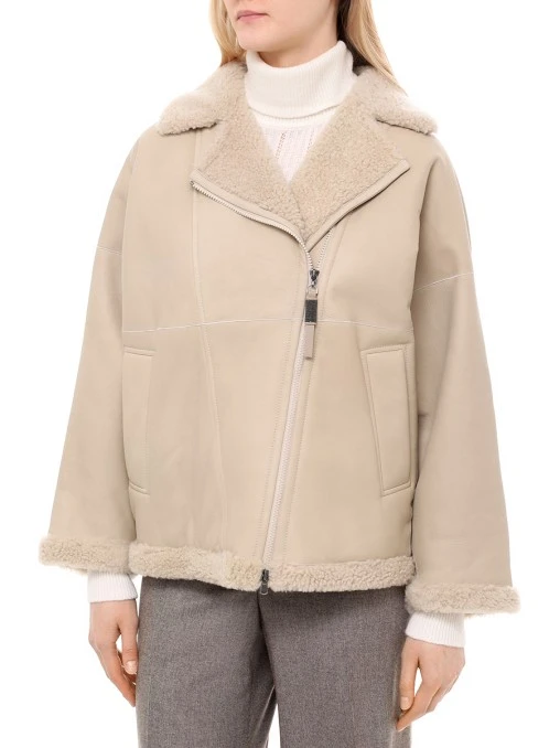 Дубленка из овчины BRUNELLO CUCINELLI