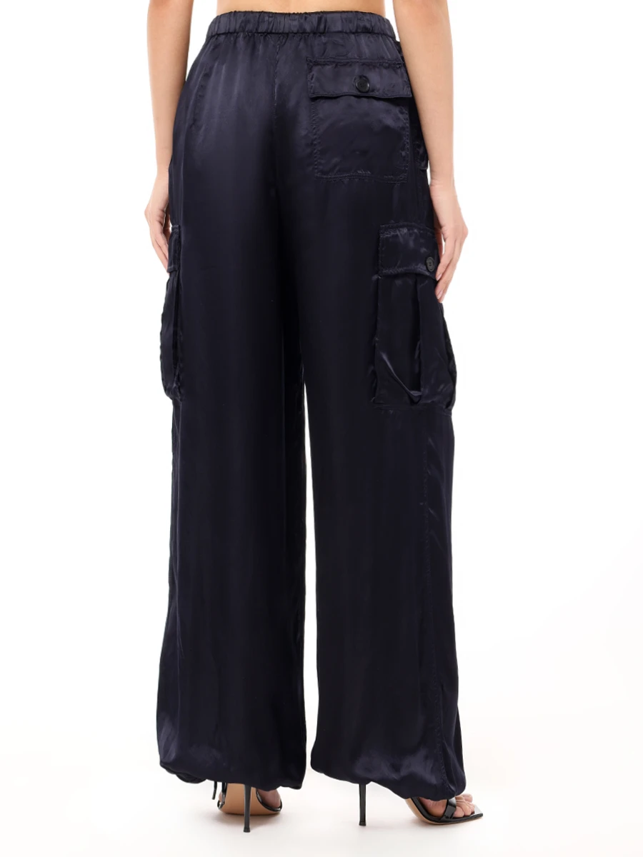 Брюки-карго из вискозы