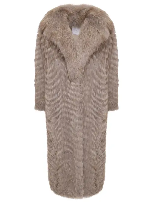 Шуба из меха лисы RINDI