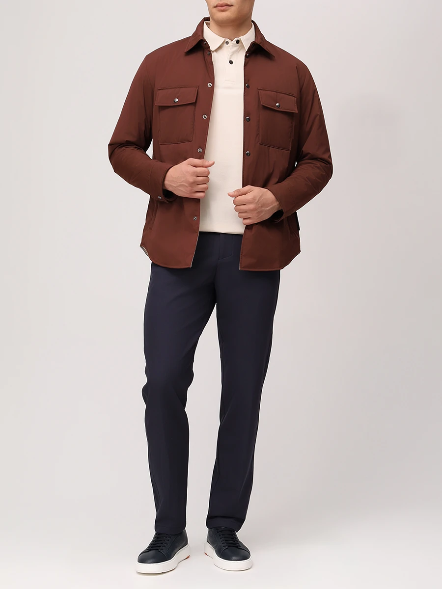 Брюки однотонные